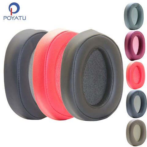 Poyatu 100ABN Ear Pads for SONY MDR-100ABN H900N WH-H900N Headphone Replacement Ear Pad Cushion Cups Cover Earpads Repair Parts ► Photo 1/6