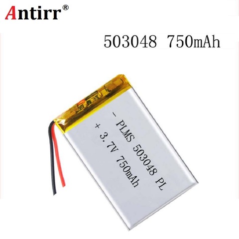 best battery brand 3.7V 503048 053048 750MAH MP3 lithium polymer MP4 Bluetooth GPS wireless stereo headset tablet battery ► Photo 1/5