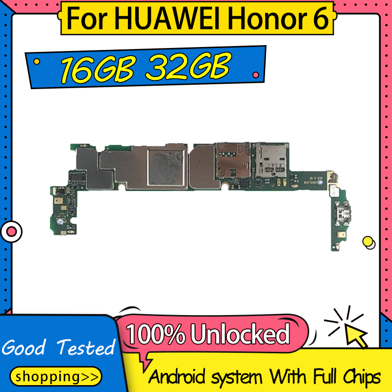 Price history & Review on Good Tested For HUAWEI Honor 6 Motherboard,Disassemble Unlocked Mainboard For Honor 6 Logic Board With Full Chips | AliExpress Seller - Store | Alitools.io