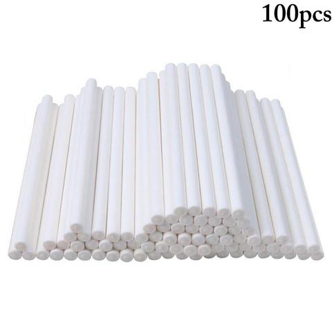 100PCS Paper Lollipop Sticks Food-Grade Paper Pop Sucker Sticks Cake Pop Sticks For Lollipop DIY Candy Chocolate Sugar Pole ► Photo 1/6