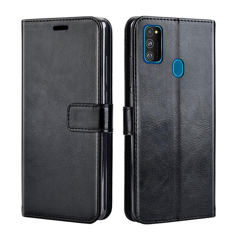Flip Leather Case For on Samsung Galaxy M21 M 21 cover Case For Samsung Galaxy M21 M215F ► Photo 1/5