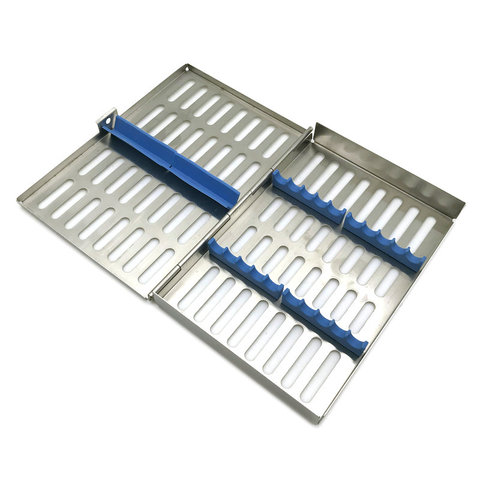 Dental Autoclave Sterilization Cassette Rack Box Tray For 10 Instruments ► Photo 1/6