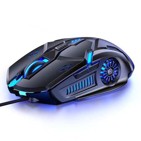 Wired Gaming Mouse With RGB Breathing Light 6D 4-Speed 3200DPI USB Wired Computer Mouse For Gamer Home Office Silent Mouse ► Photo 1/6