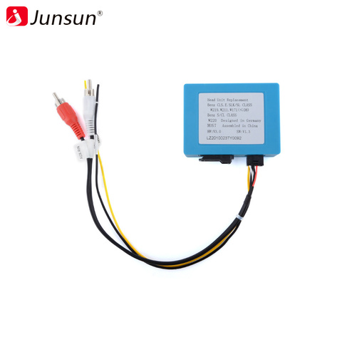 Junsun Car Stereo Radio Optical Fiber Decoder Box for Mercedes Benz CLS E SLK/SL CLASS W211 W219 W171 ► Photo 1/3