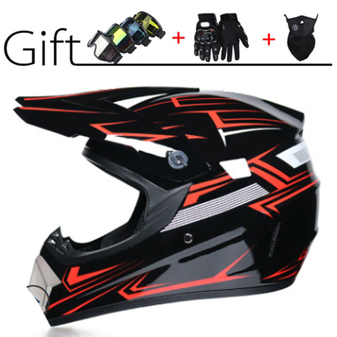 2022 New Flip Up motorcycle Children motocross Off Road Helmet ATV Dirt bike Downhill MTB DH racing helmet cross Helmet capacete ► Photo 1/6