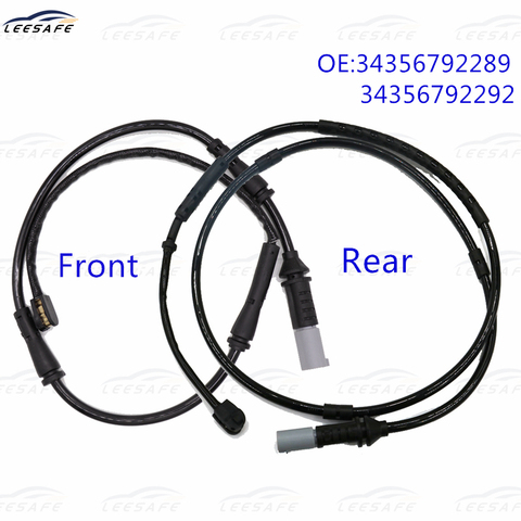 Brake Sensor Car Front+Rear Brake Disc Pad Wear Sensor 34356792289 34356792292 Replacement For BMW F20 F21 F22 F87 F30 F35 F32 ► Photo 1/6