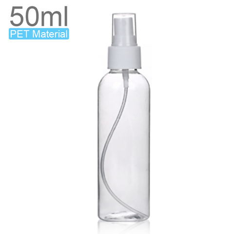 1Pcs 30/50/60/80/10ML Mini Transparent Empty Spray Bottles 50ML Plastic Small Refillable Empty Travel Bottle Cosmetic Container ► Photo 1/6