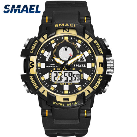 Kids Watches Children SMAEL Sport Watch For Boy Alarm Clock Waterproof Stopwatch Bracelet reloj 1557B Digital Watch For Children ► Photo 1/6