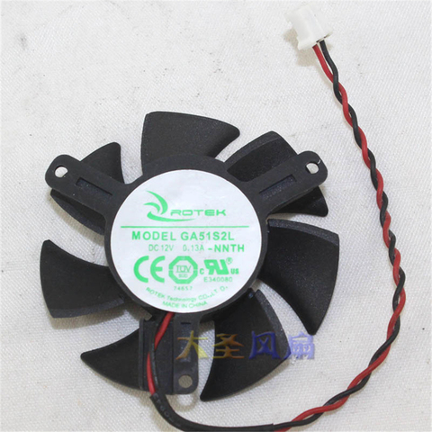 GA51S2L-NNTH ROTEK GA51S2L-NNTH12V 0.13A graphics card fan ► Photo 1/3