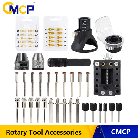 CMCP Rotary Tool Accessories 4.3/4.8mm Brass Collet M8x0.75 Chuck Keyless For Dremel Drilling Machine Accessories ► Photo 1/6