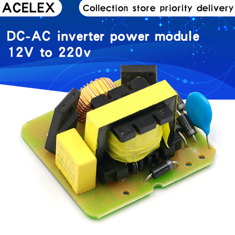 12V to 220V Step UP Power Module 35W DC-AC Boost Inverter Module Dual Channel Inverse Converter Booster Module Power Regulator ► Photo 1/6