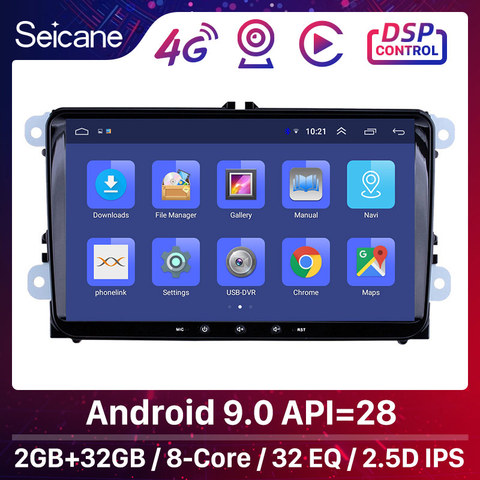 High Version RAM 2GB ROM 32GB 9 inch Android 9.0 Car Multimedia