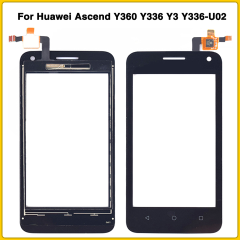 New TouchScreen For Huawei Ascend Y360 Y336 Y3 Y336-U02 Touch Screen Panel Digitizer Sensor Front Glass lens ► Photo 1/4