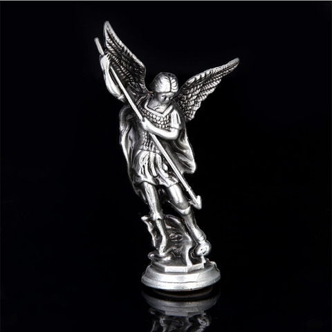 Religious Michael the Holy Angel Zinc Alloy Statue, Michael Angel Statue, Jesus, Christmas, Home Decoration, Christmas Gifts ► Photo 1/5