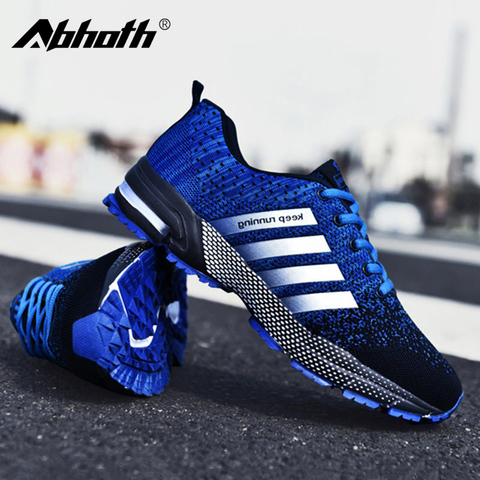 Abhoth Men's Mesh Breathable Casual Shoes Non-Slip Stable Shock Absorption Lightweight Sneakers Couple Basket Homme 2022 ► Photo 1/6