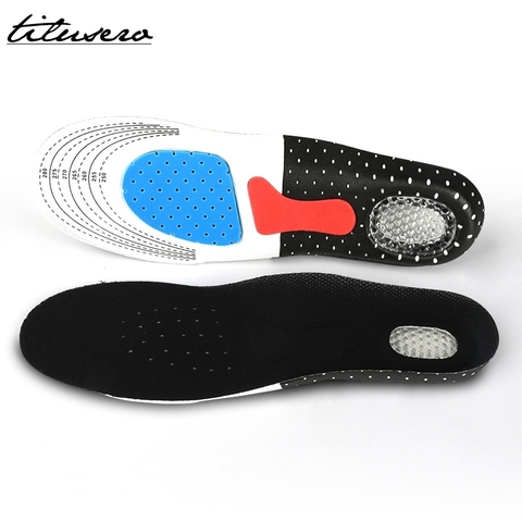 Cuttable Silicone Shoe Insoles Free Size Men Women Orthotic Arch Support Sport Shoe Pad Soft Running Insert Cushion F061 ► Photo 1/6