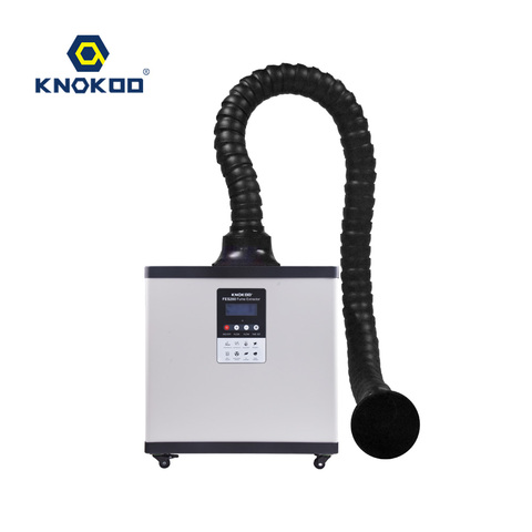 KNOKOO 200W Digital Display Remote Control Soldering Fume Extractor Smoke Absorber FES200 Laser Smoke extractor Machine ► Photo 1/6