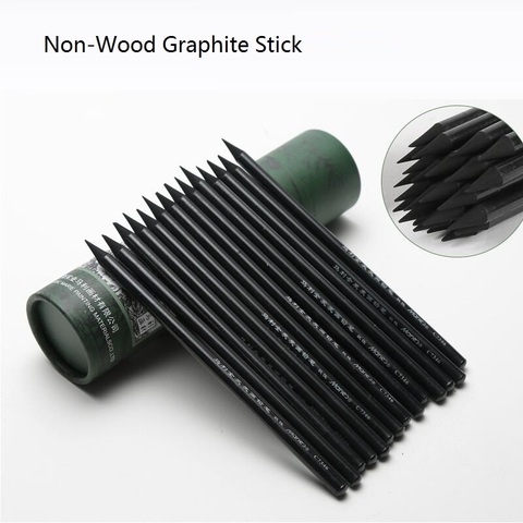 Non-Wood Graphite Pencils Soft ALL-GRAPHITE Sketching Drawing Artist Pencil Set Art Charcoal Full Graphite NO.C7346 ► Photo 1/4