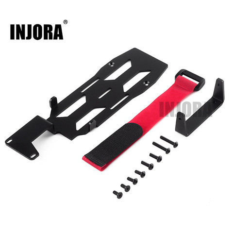 INJORA RC Car Metal Battery Mounting Plate Tray for 1/10 RC Crawler Car TRAXXAS TRX-4 TRX4 ► Photo 1/6