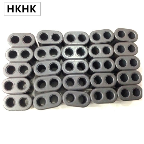 15 8 13.5 mm core ferrite L*W*HT 15*8*13.5mm ID5mm 5 hollow bead filter EMI anti-interference double hole two 2 hole A ► Photo 1/6