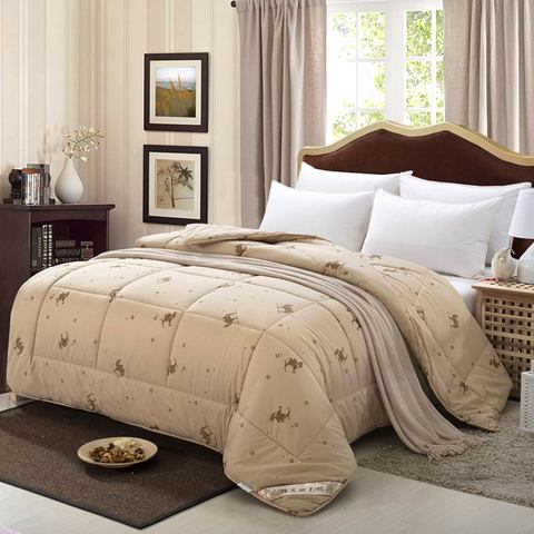 Svetanya Quilted Blanket Winter Quilt 100% Camel Hair Filler ► Photo 1/6