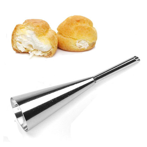 Stainless Steel Icing Piping Nozzle Cream Beak Pastry Puff Cream Injector Cake Nozzle Baking Tool Cake Decorating Tools ► Photo 1/5