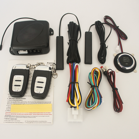 Car PKE one key start keyless entry system one key start car ignition ► Photo 1/5