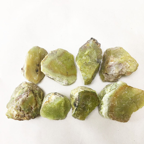 2-6cm 100g Wholesale Natural Mineral Green Opal Raw Stone Mineral Specimens Carving Decorative Ornaments ► Photo 1/5