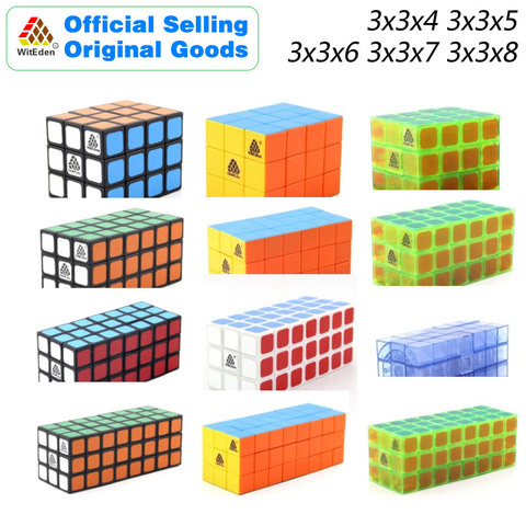 WitEden Cuboid 3x3x4 3x3x5 3x3x6 3x3x7 3x3x8 Magic Cube Puzzles Speed Brain Teasers Challenging Educational Toys For Children ► Photo 1/6