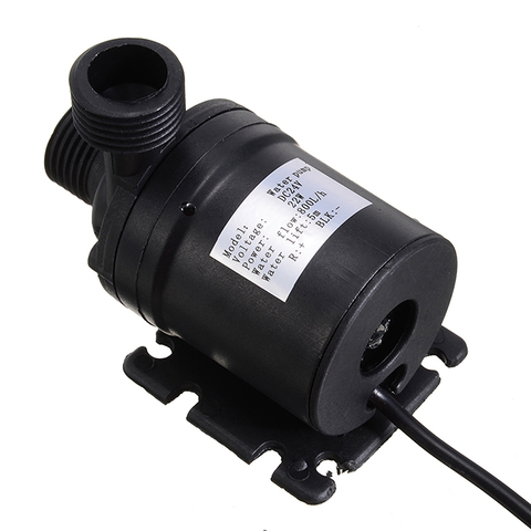 1pc Mini Brushless Water Pump 12V 24V ZYW680 Solar Water Circulation Pump DC Motor 800L/H ► Photo 1/1