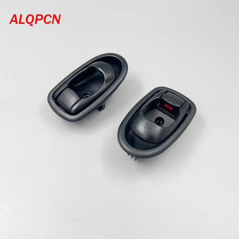 2pcs Inner Front Left Right LH RH Side Door Handle Gray For 01-2004 KIA SPECTRA ► Photo 1/6