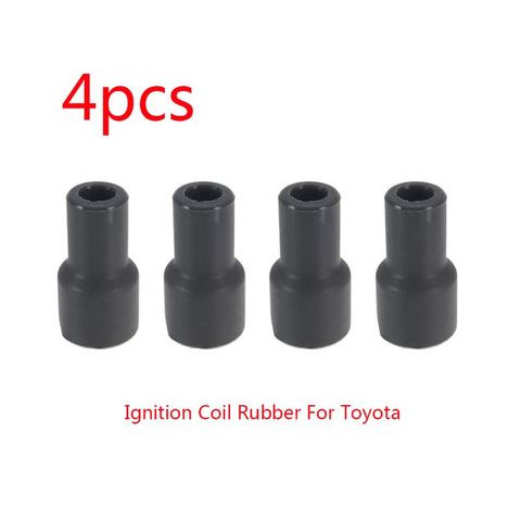 4pcs Spark Plugs Cap Connector Ignition Coil Coils Plug Tip Cover Rubber 90919-11009 90919 11009 For Toyota Yaris VIOS CAMRY ► Photo 1/5