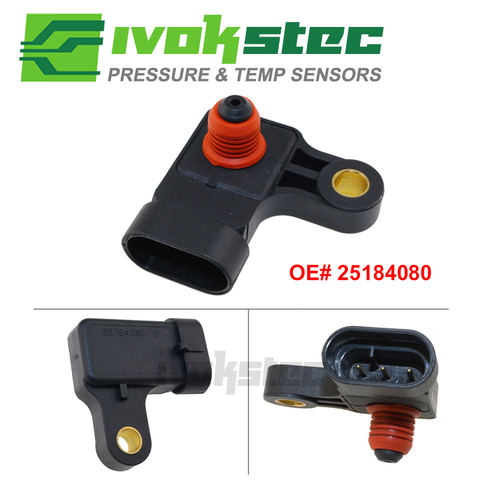 New Manifold Absolute Pressure Sensor MAP Sensor For Chevrolet Daewoo Lacetti Nubira Optra Rezzo Tacuma 1.4 1.6 1.8 2.0 25184080 ► Photo 1/4