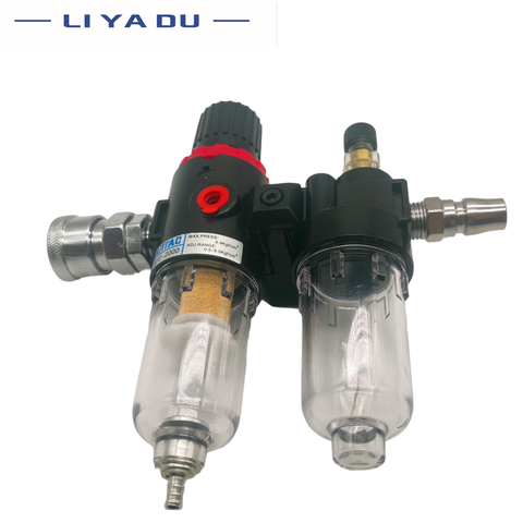 1PCS AFC2000 1/4 The oil and water separator air filter is used to reduce the pressure valve ► Photo 1/6