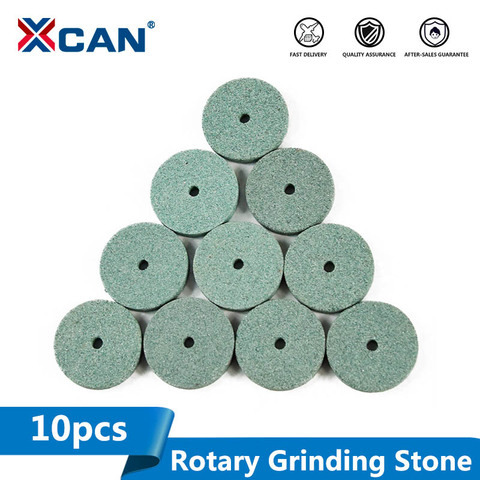 XCAN 10pcs Green Aluminum Oixde Grinding stone sheet For Dremel rotary tools ► Photo 1/5