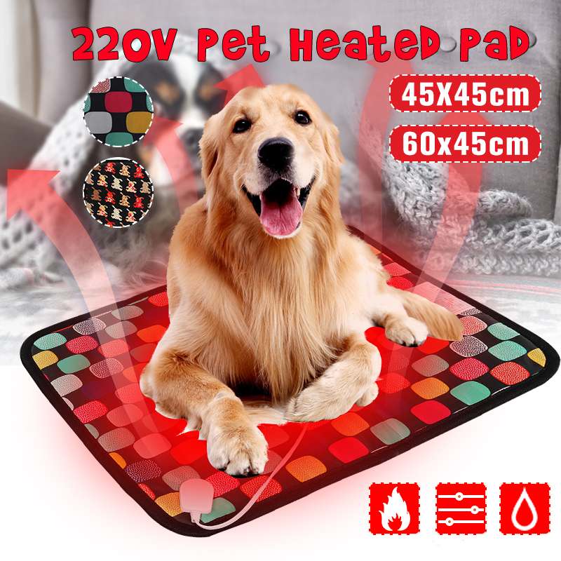 Waterproof Pet Dog Warm Electric Heat Heated Heating Heater Pad Mat Bed Blanket