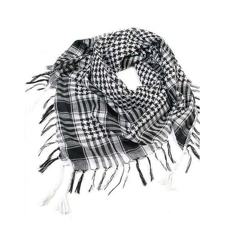 Quality Arab Scarf  Kaffiyeh 100% cotton comfortable sport scarf sand proof Cs Go Scarf Outdoor accessory 110cm*110cm ► Photo 1/6