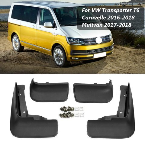 Car Mud Flaps For VW Transporter T6 Caravelle Multivan 2004-2022 Mudguards Splash Guards Fender Mudflaps ► Photo 1/6