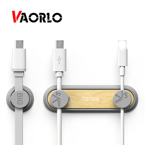 VAORLO Cable Organizer Magnetic Cable Clip For Data Cable Winder For USB Cable Holder Desktop Plug Silicone Wire Retention Clips ► Photo 1/6