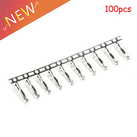 100pcs/lot JST Female Connector Terminal Plug Connectors Wire Cable Housing Female Crimp Pins ► Photo 1/1