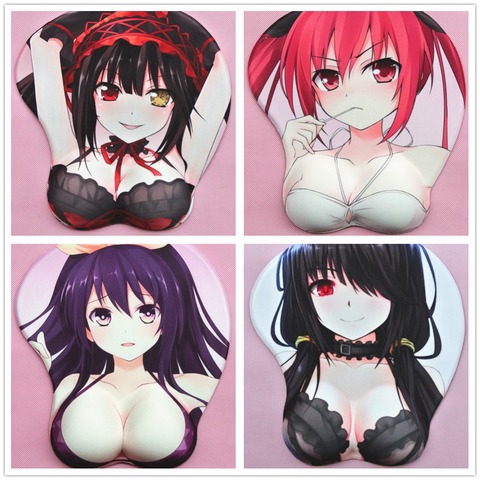 2022 new version Japanese anime 3 d mouse pad wristbands Cartoon Creative cute mouse pad Chest mouse pad Free Shipping ► Photo 1/5