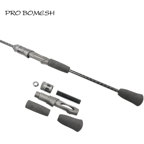 Pro Bomesh 1Set 44g Fuji TVS Reel Seat Aluminum Locking Nut + 3K Carbon Tube Spinning EVA Handle Kit DIY Fishing Rod Accessory ► Photo 1/6