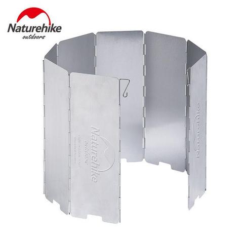 Naturehike 8 Plates Camping Stove Windscreen Foldable Gas Cookers Wind Deflectors Camping Cooker Gas Stove Wind Shield Equipment ► Photo 1/5