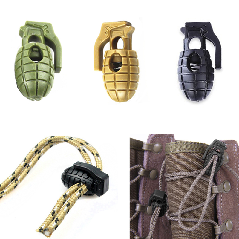 Classic Colorful Metal Shoelace Stoppers Lace Locks Colorful Lock