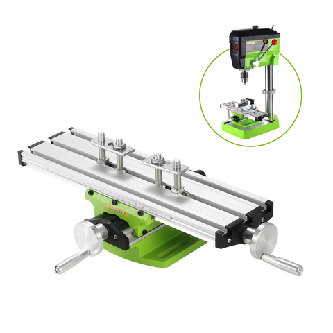 Mini Compound Bench Drilling Slide Table Worktable Milling Working Cross Table Milling Vise Machine for Bench Drill Stand ► Photo 1/6