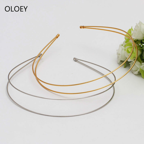 1pcs Gold Metal Minimalist New Handmade Diy Double-Layer Hair HoopHair Clips Hairpins Barrette Hairgrip Hair Styling Accessories ► Photo 1/6