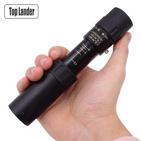 Protable High Zoom 10-30x25 High Quality Monocular Telescope Pocket Hunting Optical Scope Prism Powerful Long Sight Monoculars ► Photo 1/6