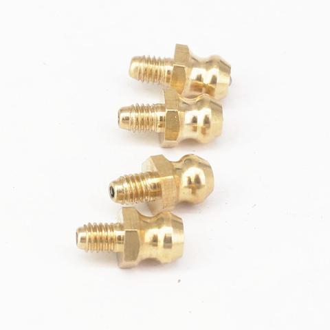 (20) M4 Male Brass Grease Zerk Nipple Fitting For Grease Gun Machine Tool Accessories ► Photo 1/5