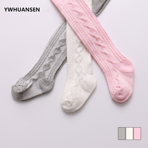 YWHUANSEN 0-6 Yrs Spring Summer Autumn Cute Baby Girls Mesh Cable Knit Tights Cotton Breathable Pantyhose For Toddler Girls Sale ► Photo 1/6