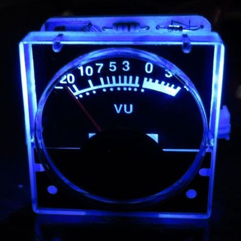 DYKB VU Panel Meter Audio Power Amplifier Indicator DB Table Level Header with blue Back Light dc 6v-12v no need Driver Board ► Photo 1/6